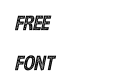 HURLANT CONDENSED ITALIC PERSONAL USE Regular HURLANT CONDENSED ITALIC PERSONAL USE Regular