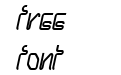 Hanger Condensed Bold Italic Hanger Condensed Bold Italic