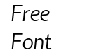 Hattori Hanzo Light Italic Hattori Hanzo Light Italic