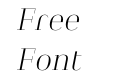 Heimat Didone 10 Extra Light Italic Heimat Didone 10 Extra Light Italic
