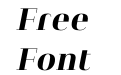 Heimat Didone 14 Extra Bold Italic Heimat Didone 14 Extra Bold Italic
