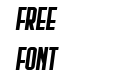 Hindenburg Condensed Italic Hindenburg Condensed Italic