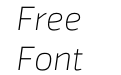 Itoya Ultra Light Italic Itoya Ultra Light Italic