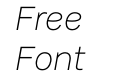 Kana Sans Light Italic Kana Sans Light Italic