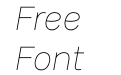 Kana Sans Thin Italic Kana Sans Thin Italic