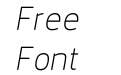 Karlsen Round Thin italic Karlsen Round Thin italic
