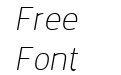 Karlsen Round Thin italic Karlsen Round Thin italic