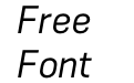 Konsens Regular Italic Konsens Regular Italic