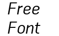 Konsens Regular Italic Konsens Regular Italic