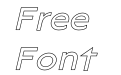 Lack Line Italic Lack Line Italic