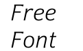 Levnam Light Italic Levnam Light Italic