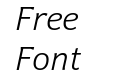 Levnam Light Italic Levnam Light Italic