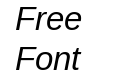 Libra Sans Italic Libra Sans Italic