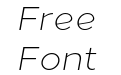 Loew Light Italic Loew Light Italic