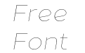 Loew Thin Italic Loew Thin Italic