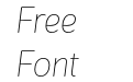 Lounge Thin Italic Lounge Thin Italic