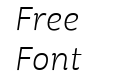 Mangerica Extra Light Italic Mangerica Extra Light Italic