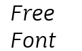 Mangerica Light Italic Mangerica Light Italic