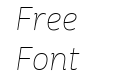 Mangerica Thin Italic Mangerica Thin Italic