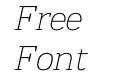 Martini Extra Light Italic Martini Extra Light Italic