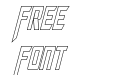 Megatron Condensed Hollow Italic Megatron Condensed Hollow Italic