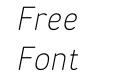 Merlo Light Italic Merlo Light Italic