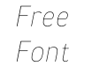 Merlo Thin Italic Merlo Thin Italic
