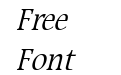 Mirror Condensed Italic Mirror Condensed Italic
