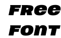 Neultica 4F Black Italic Neultica 4F Black Italic