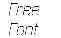 Neutraliser Sans Thin Italic Neutraliser Sans Thin Italic