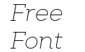 Nexa Slab Thin Italic Nexa Slab Thin Italic