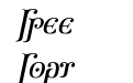 Ondrwaax Italic Ondrwaax Italic