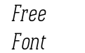 Pekora Light Slab Serif Italic Pekora Light Slab Serif Italic