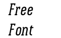Pekora Regular Slab Serif Italic Pekora Regular Slab Serif Italic