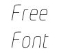 Plau Thin Italic Plau Thin Italic