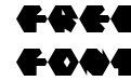 Poly Font Black Poly Font Black