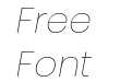 Poppins Thin Italic Poppins Thin Italic