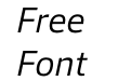 Qubo Light Italic Qubo Light Italic
