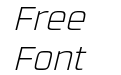 RB No3.1 Extra Light Italic RB No3.1 Extra Light Italic