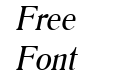 Roomy Italic Roomy Italic
