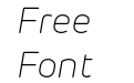 Rubrik Extra Light Italic Rubrik Extra Light Italic