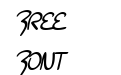 SF Burlington Script SC Bold SF Burlington Script SC Bold