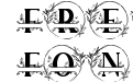 SUNFLOWER MONOGRAM SUNFLOWER MONOGRAM