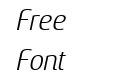 Sancoale Light Italic Sancoale Light Italic