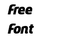 Sancoale Narrow Black Italic Sancoale Narrow Black Italic