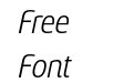 Sancoale Narrow Regular Italic Sancoale Narrow Regular Italic