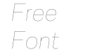 Sarine Hairline Italic Sarine Hairline Italic