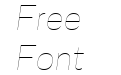 Sarine Hairline Italic Sarine Hairline Italic