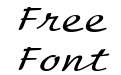 Script Mono Extended ItalicSWFTE Script Mono Extended ItalicSWFTE