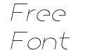 Sean Henrich ATF Extra Light Italic Sean Henrich ATF Extra Light Italic